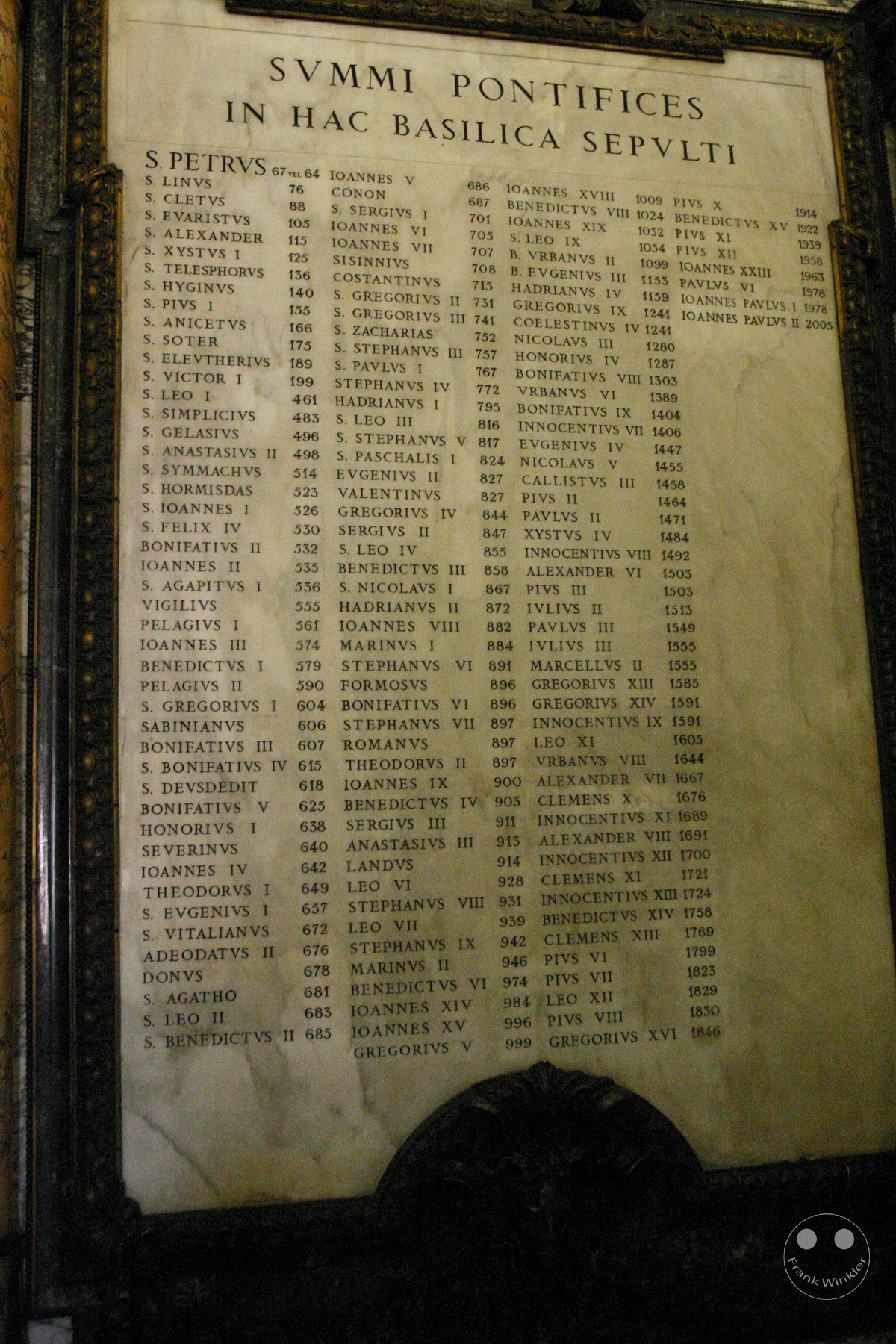 Italien - Rom - Vatikanstadt - Città del Vaticano - Petersdom - Basilica di San Pietro