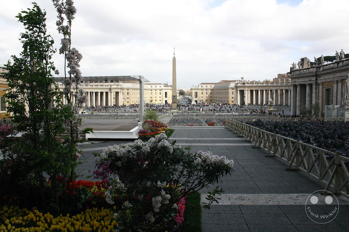 Italien - Rom - Vatikanstadt - Città del Vaticano - Petersplatz - Piazza San Pietro