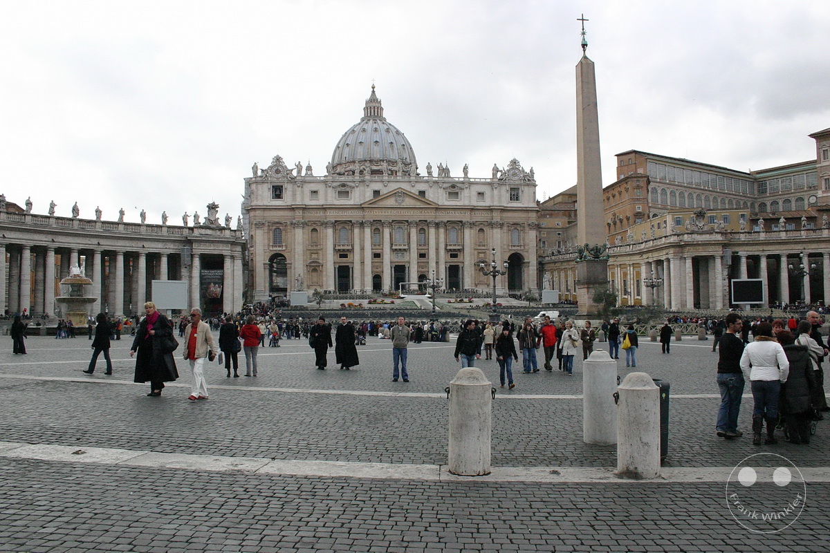 Italien - Rom - Vatikanstadt - Città del Vaticano - Petersplatz - Piazza San Pietro