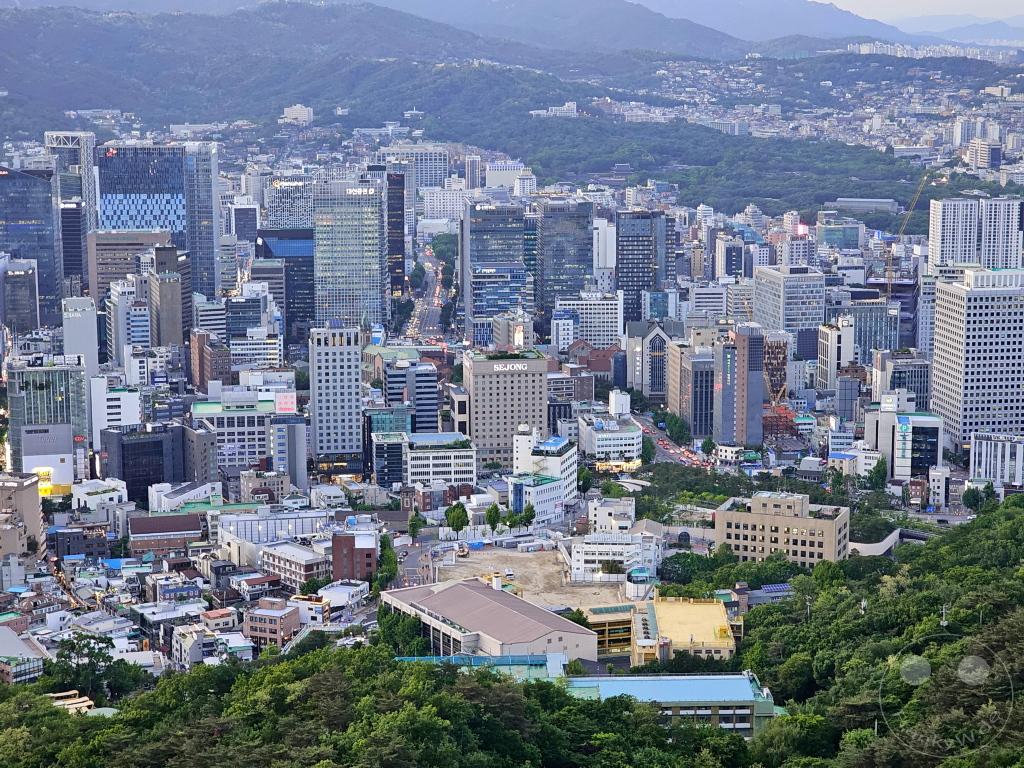 Südkorea - Seoul - Aussicht vom N Seoul Tower