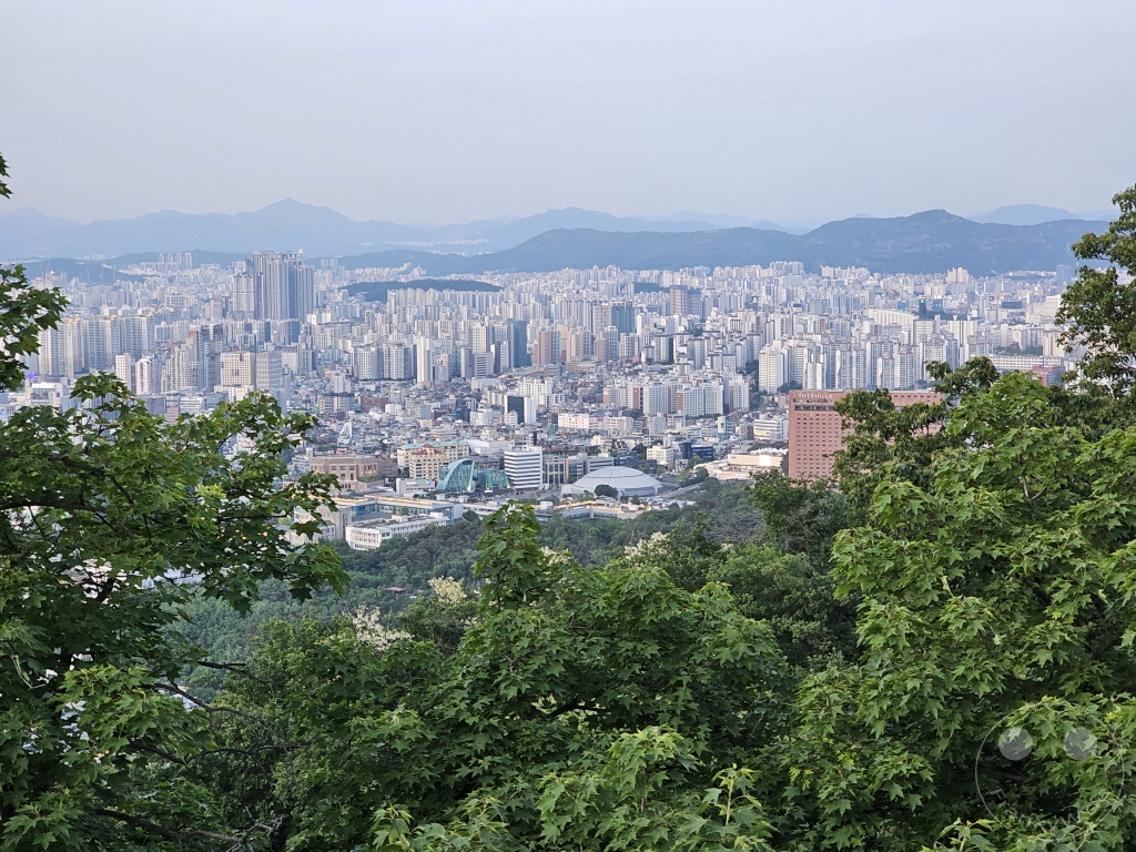 Südkorea - Seoul - Aussicht vom N Seoul Tower