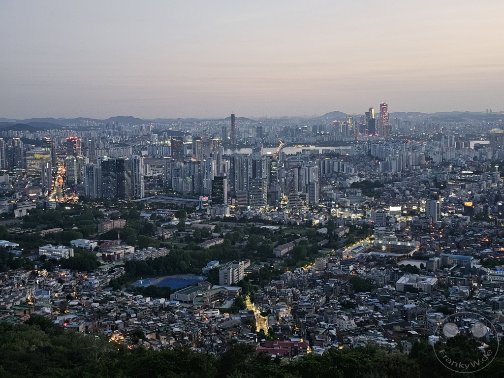 Südkorea - Seoul - Aussicht vom N Seoul Tower