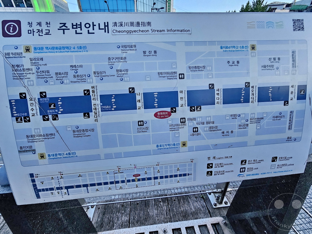 Südkorea - Seoul - Cheonggyecheon Stream