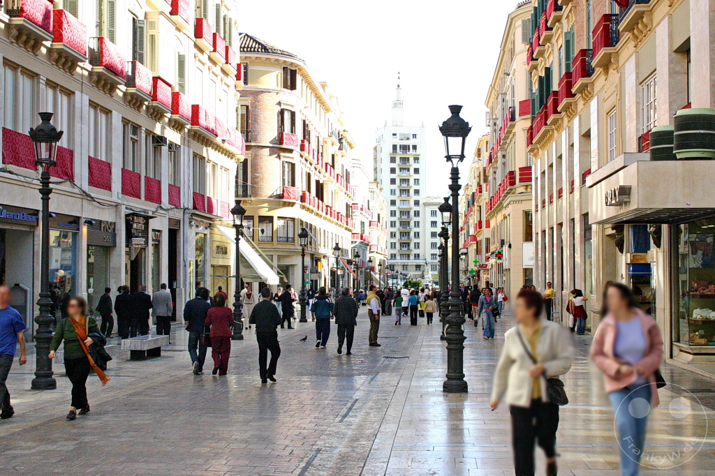 Spanien - Malaga - Calle Marqués de Larios