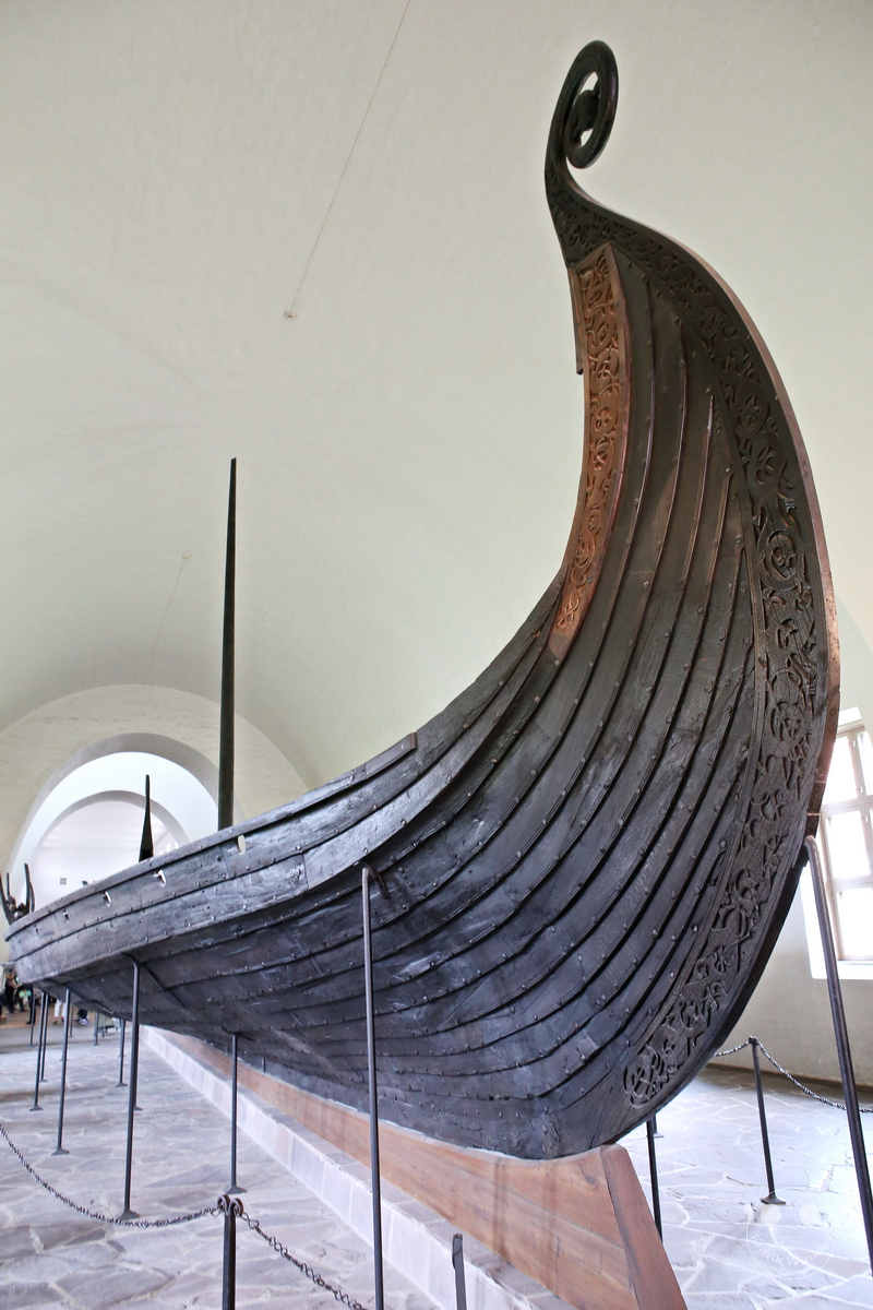 Norway - Oslo - Oseberg Viking ship - Vikingskipshuset