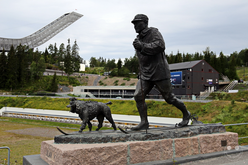 Norway - Oslo - Holmenkollen Ski Museum - Ski Jump - King Olav V
