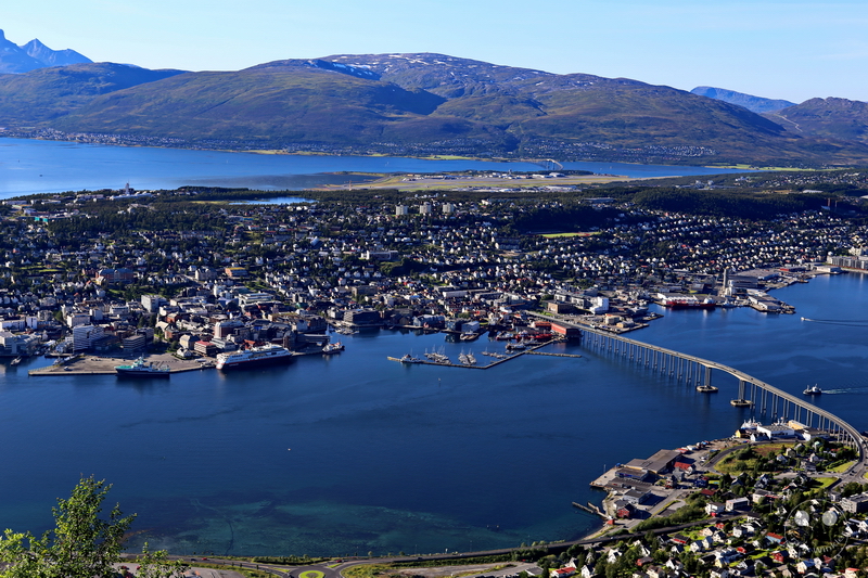 Norway - Tromsø vom Berg Storsteinen