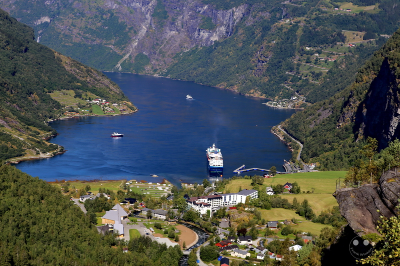 Norway - Schlucht Flydalsjuvet - Geirangerfjord