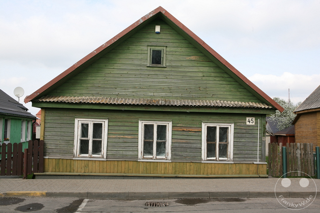 Litauen - Trakai - Farbige Holzhäuser der Karäer