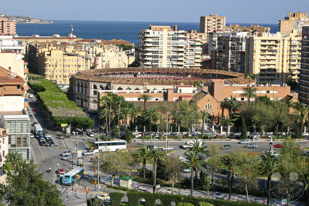 Spanien - Malaga - Stierkampfarena von Málaga