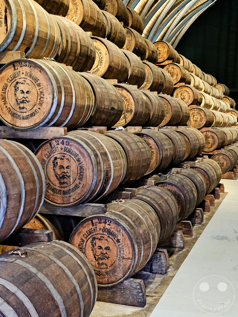 Martinique - Destillerie Habitation Clément - Rum barrels