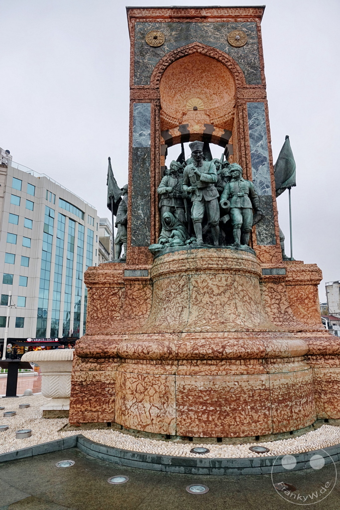 Turkey - Istanbul -Taksim Republic Monument - Taksim Square
