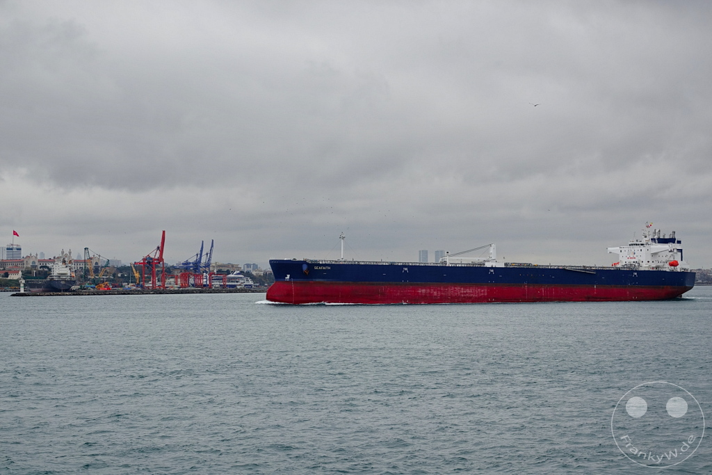 Turkey - Istanbul - Oil Tanker - Bosporus