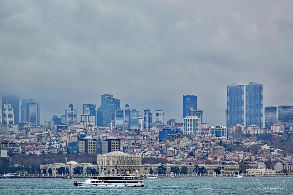 Turkey - Istanbul - Dolmabahçe Palace from the Bosporus