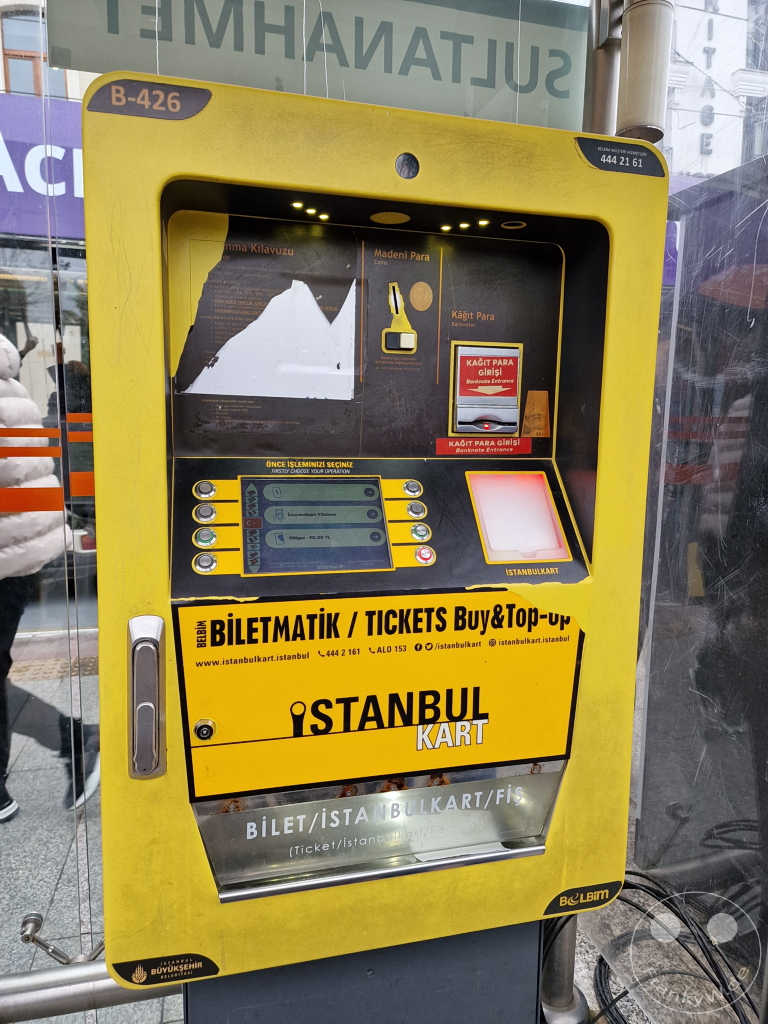 Turkey - Istanbul - Ticket vending machine