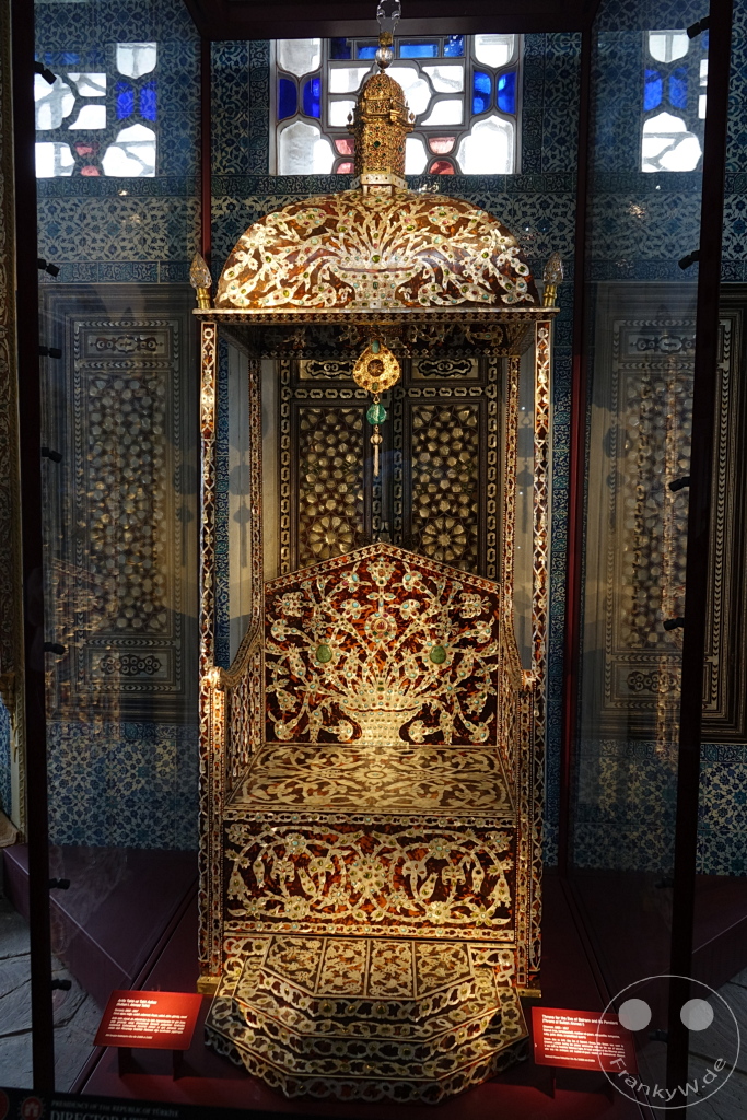 Turkey - Istanbul - Topkapi Palace - Throne of Sultan Ahamed I