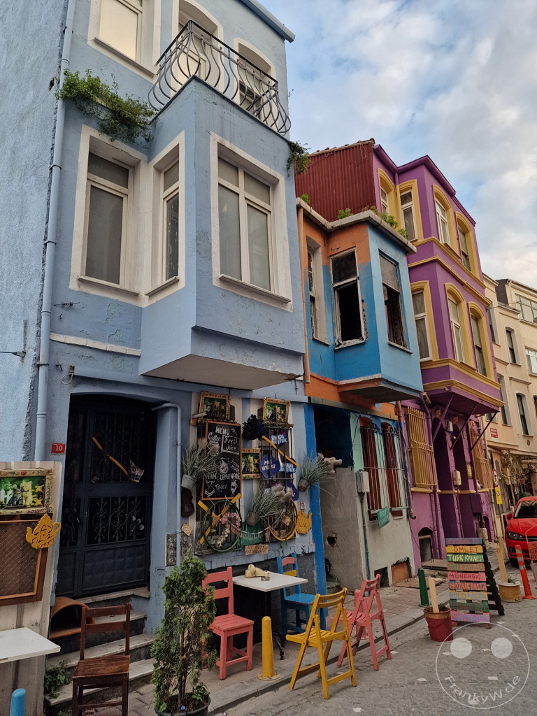 Turkey - Istanbul - Colorful historic houses in the old Balat district