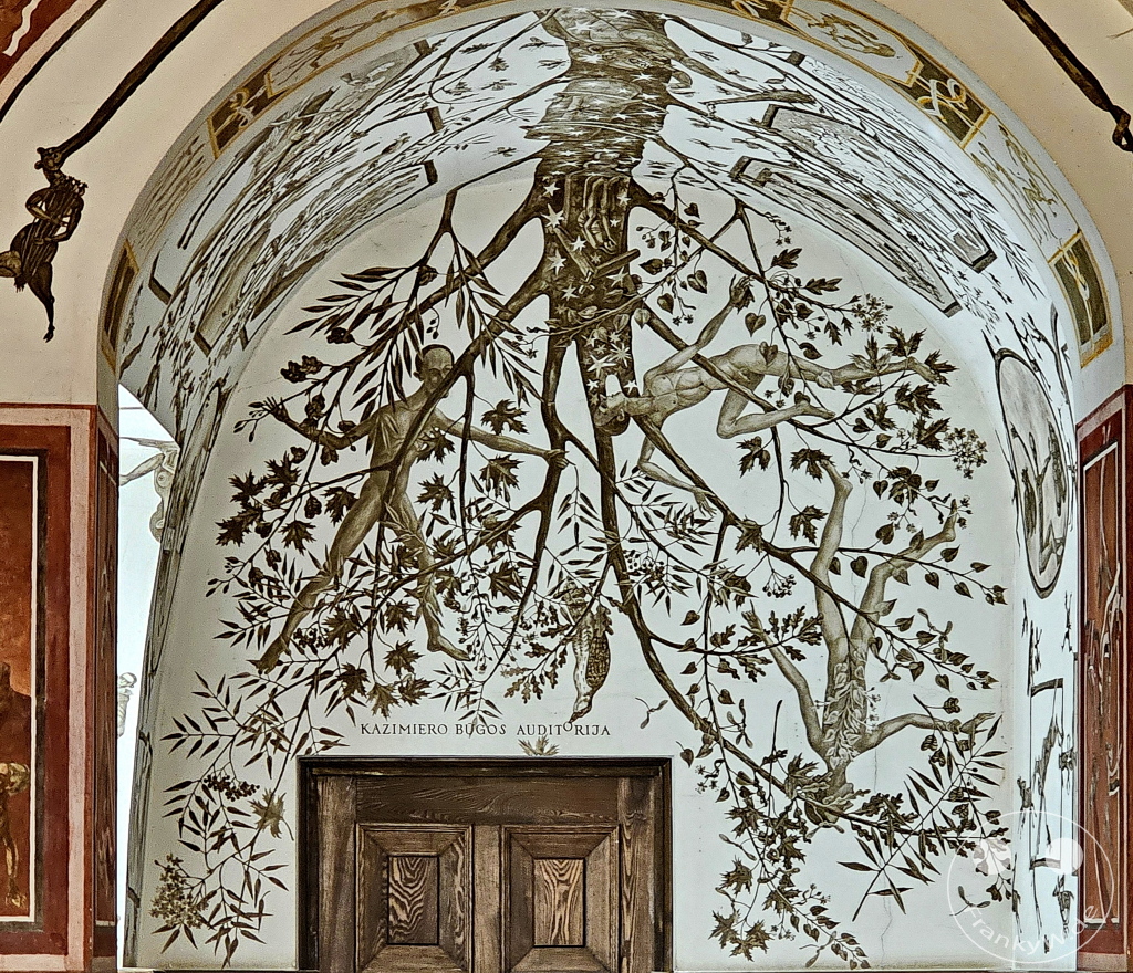 Litauen - Vilnius - Universität - Wandgemälde im Aistensaal der Fakultät für Philologie - Petras Repšys