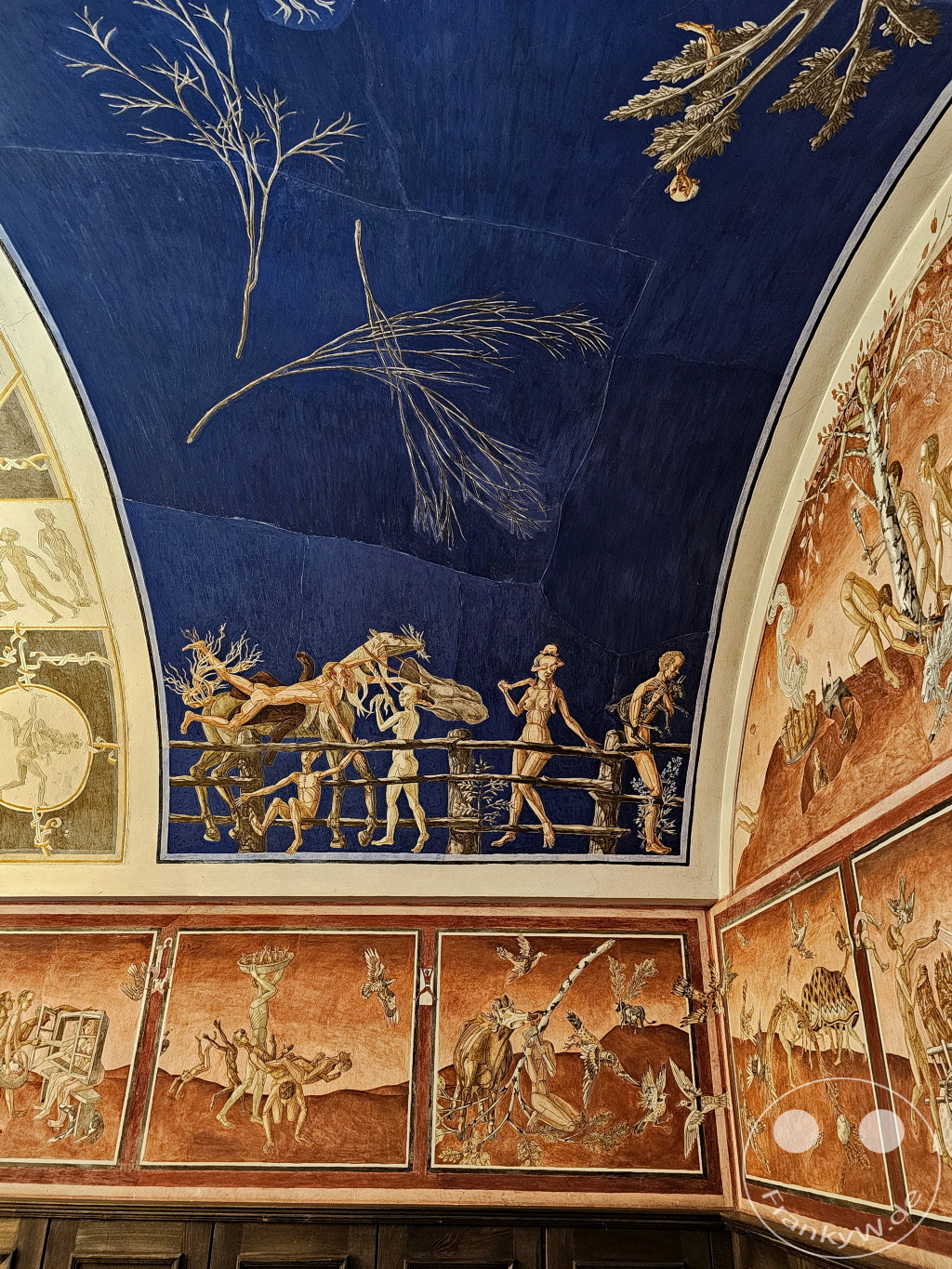 Litauen - Vilnius - Universität - Wandgemälde im Aistensaal der Fakultät für Philologie - Petras Repšys