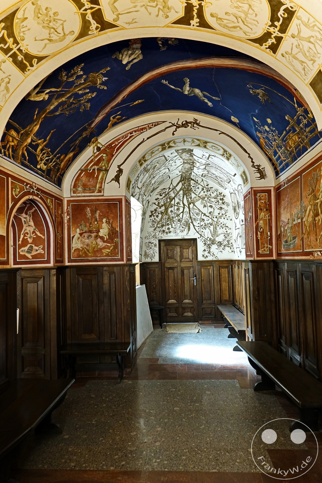 Litauen - Vilnius - Universität - Wandgemälde im Aistensaal der Fakultät für Philologie - Petras Repšys