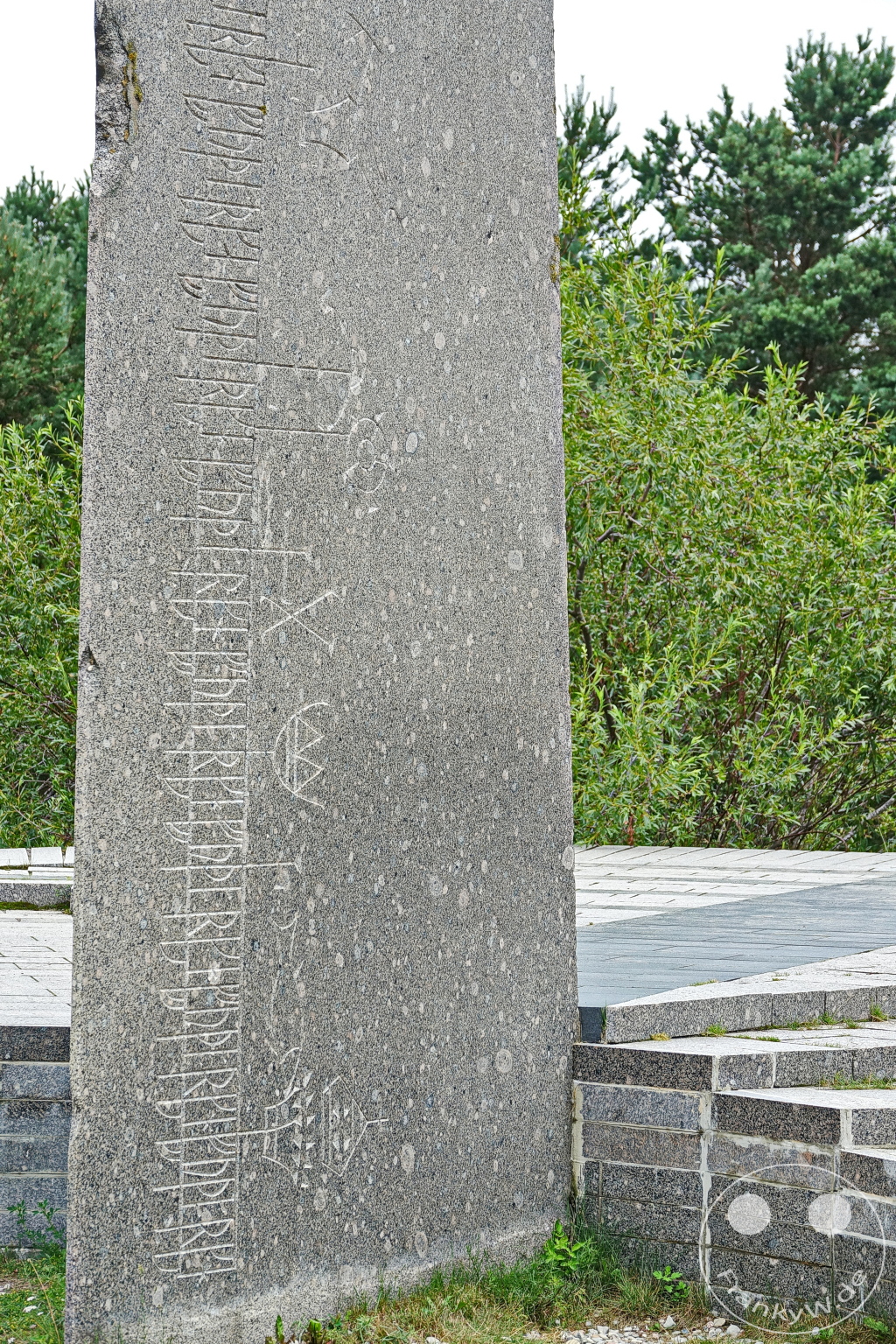 Litauen - Kurische Nehrung - Nida - Sonnenuhr-Kalender auf der Parnidis-Düne