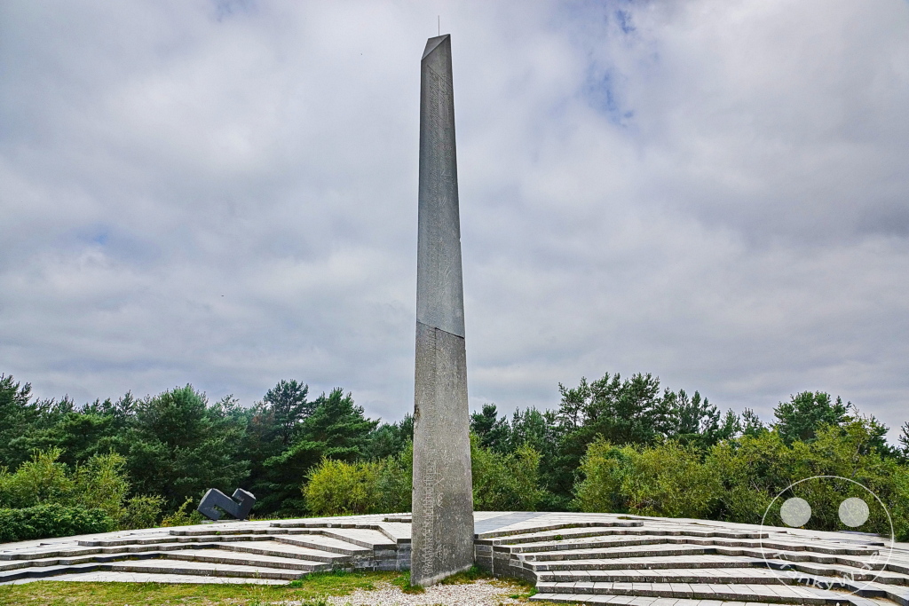 Litauen - Kurische Nehrung - Nida - Sonnenuhr-Kalender auf der Parnidis-Düne