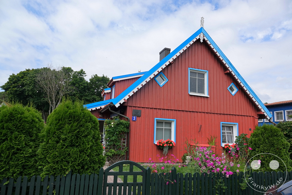 Litauen - Kurische Nehrung - Nida - rotes Haus