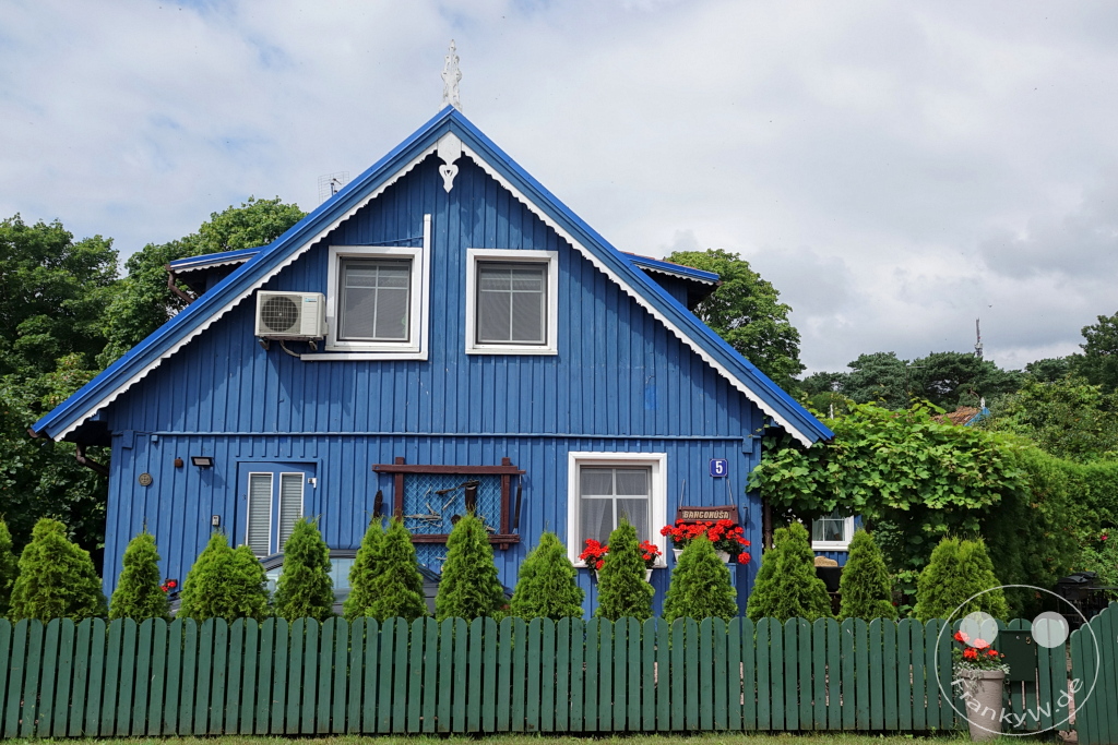 Litauen - Kurische Nehrung - Nida - blaues Haus