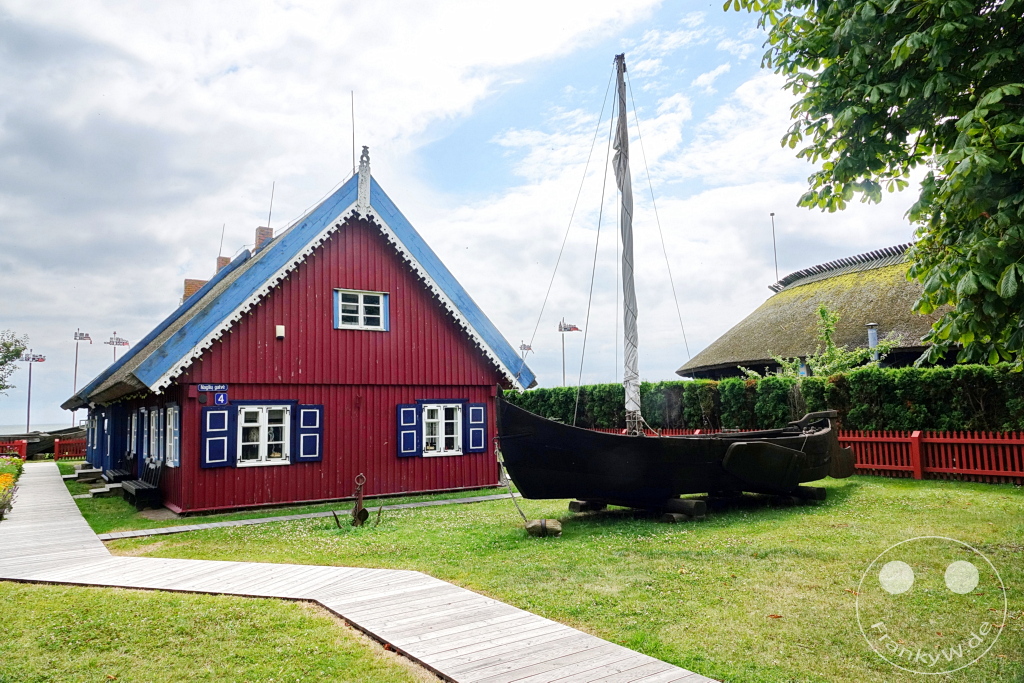 Litauen - Kurische Nehrung - Nida - Ethnographisches Fischerdorf - Gehöft der Nida-Fischer