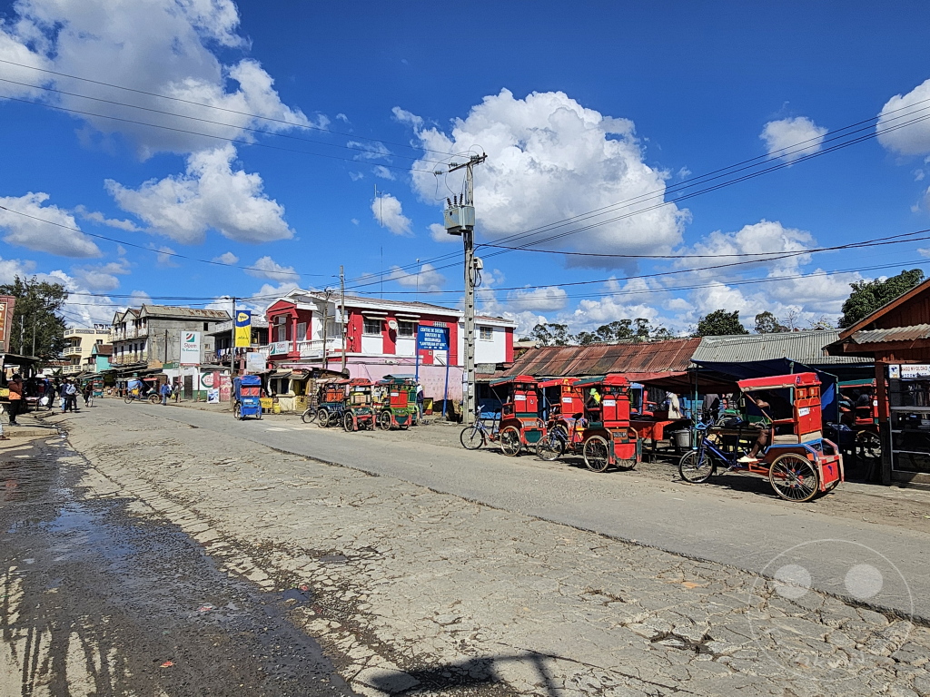 Madagaskar - Moramanga - Streetlife - Fahrrad Rikscha