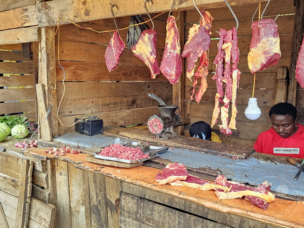 Madagaskar - Ambositra - Streetlife - Fleischerei