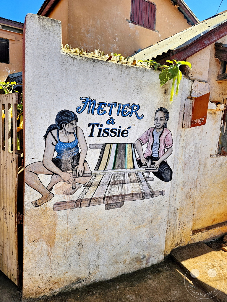 Madagaskar - Ambalavao - Seide-Verarbeitung