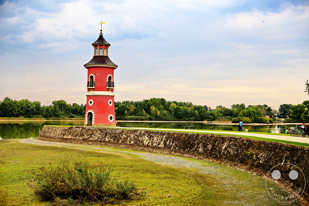 Deutschland - Moritzburg - Fasanenschlösschen - Binnenleuchtturm am Großteich