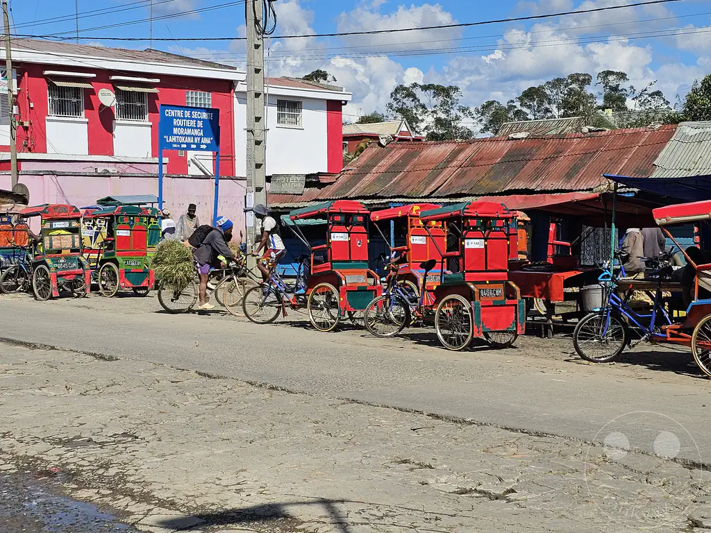 Madagaskar - Moramanga - Streetlife - Fahrrad Rikscha