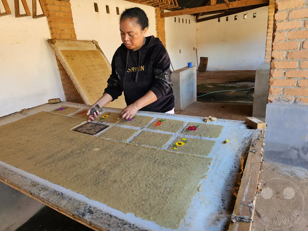 Madagaskar - Ambalavao - Antaimoro Papier