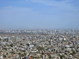 Senegal - Dakar - Blick vom Monument de la Renaissance Africaine - alter Flughafen