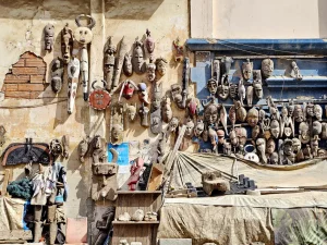 Senegal - Dakar Vegetable Market Kermel - Marché Légumes - Masken