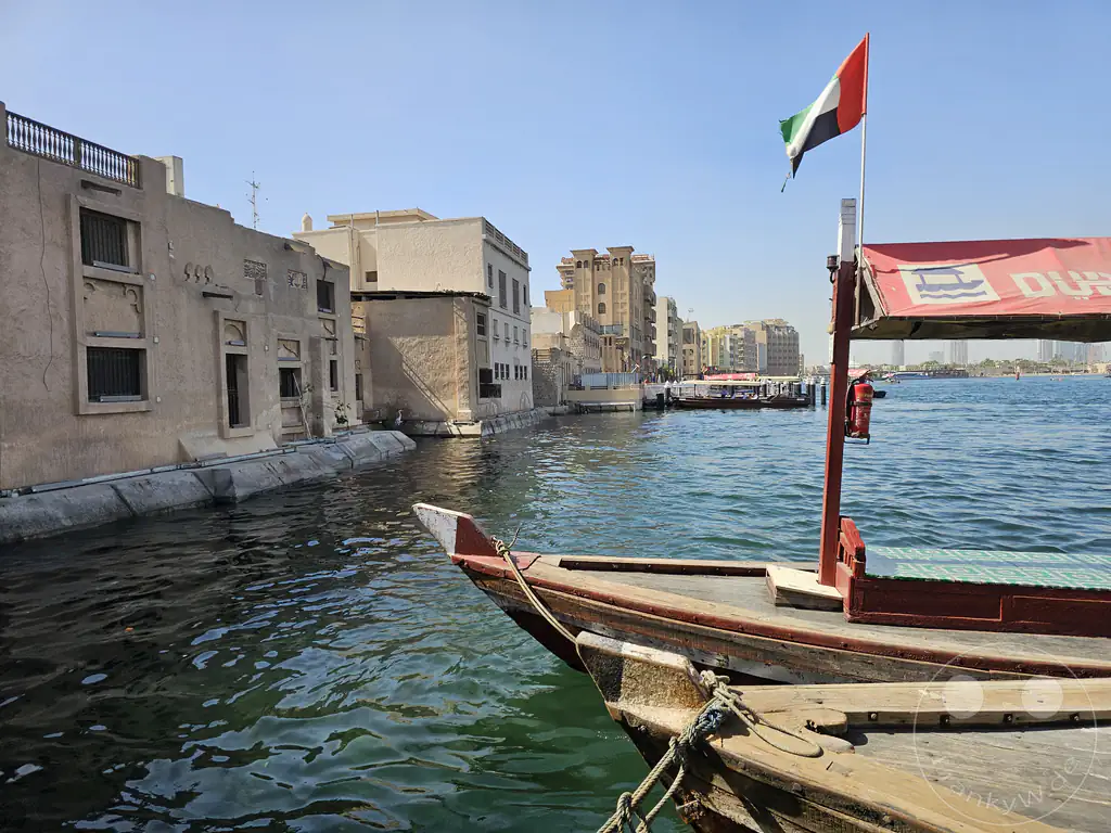 VAE - Dubai - Dubai Creek - Al Fahidi Historical District - Abras - Wassertaxi