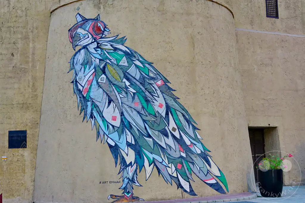 VAE - Dubai - Burj Khalifa - Old Town Island - Attareen Residences - Streetart - Falke - Fatspatrol