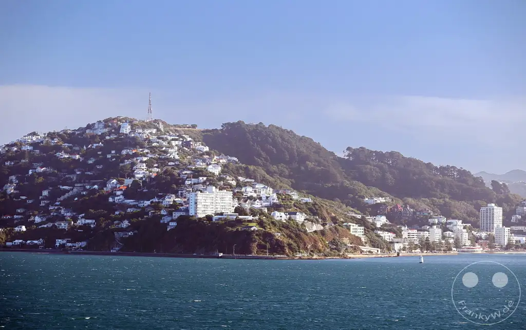 New Zealand North Island - Interislander Cook Strait Ferry - Wellington