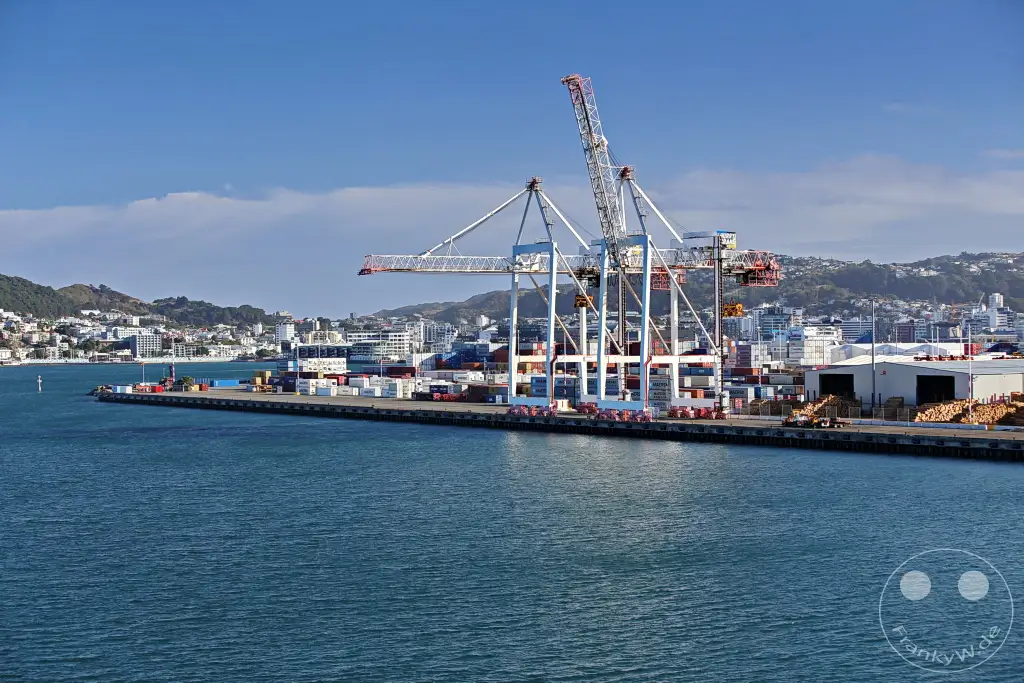 New Zealand North Island - Interislander Cook Strait Ferry - Wellington