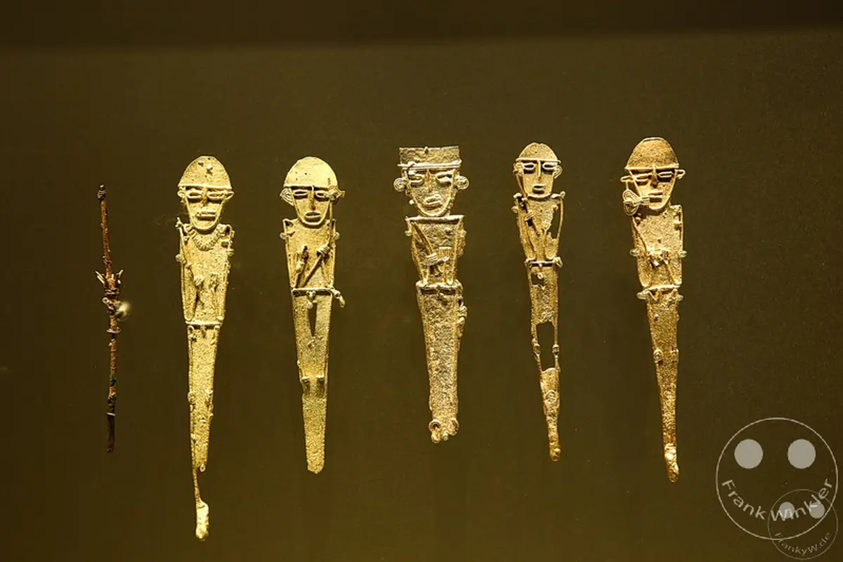 Kolumbien - Bogota - Goldmuseum - Museo del Oro - praekolumbische Fundstuecke