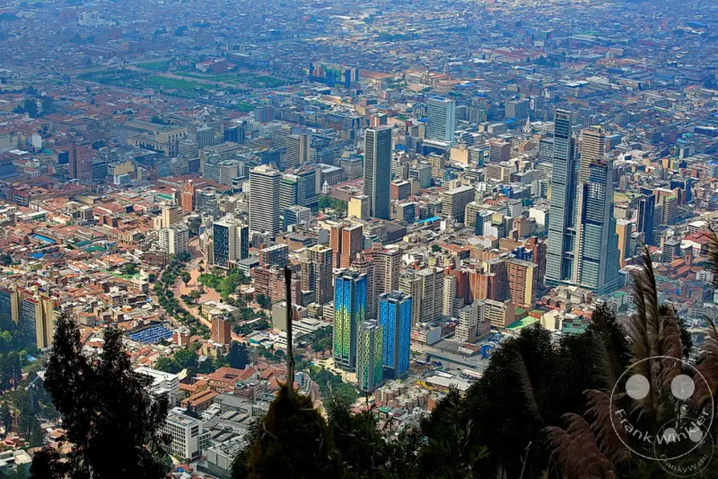 Kolumbien - Bogota - Monserrate - Skyline - Aussichtspunkt