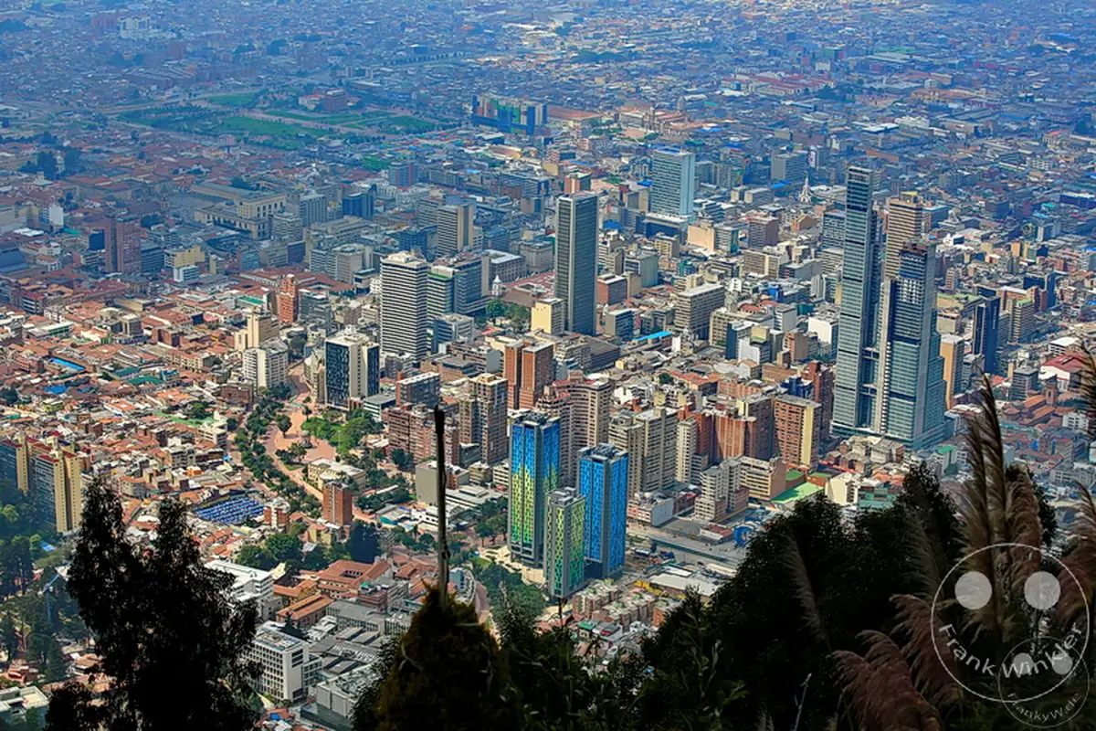 Kolumbien - Bogota - Monserrate - Skyline - Aussichtspunkt