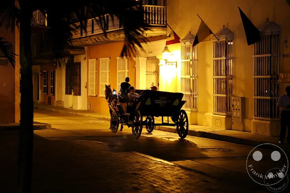 Kolumbien - Cartagena - Pferdekutsche - Altstadt