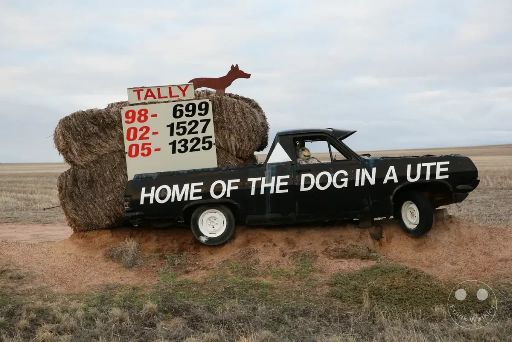 Australia - Western Australia - Corrigin - Dog in a Ute